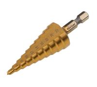 Bluespot Tools 32052 Hss 1/4In Hex Shank Step Drill 4-22Mm