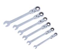 BlueSpot Tools 4312 Flexible Head Ratchet Set, 6 Piece