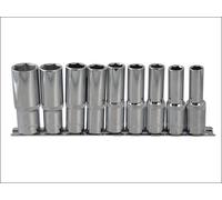 Blue Spot Tools 01541 9 Piece 1/2 Inch Deep Metric Sockets