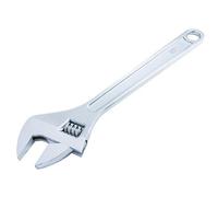 BlueSpot Tools Adjustable Wrench 450mm 18in Jaw Capacity 52mm Chrome B/S6108