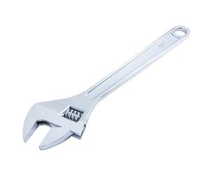 BlueSpot Tools Adjustable Wrench 450mm 18in Jaw Capacity 52mm Chrome B/S6108