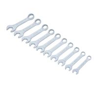 BlueSpot Tools B/S04110-TOOLBANK Stubby Combination Spanner Set Heavy Duty DIY