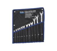 BlueSpot Tools B/S04124 Extra Long Combination Spanner Set Heavy Duty Pro