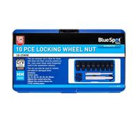 Blue Spot Tools 10 PCE Locking Wheel Nut (18MM - 25MM)