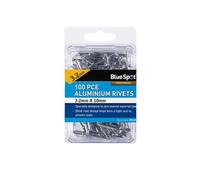 BlueSpot Tools Blue Spot Tools - 100 Pce 3.2mm X 10mm Aluminium Rivets