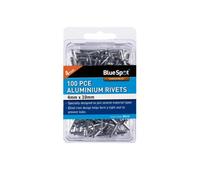 BlueSpot Tools Blue Spot Tools - 100 Pce 4mm X 10mm Aluminium Rivets