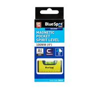 BlueSpot Tools Blue Spot Tools 100mm Magnetic Pocket Spirit Level