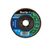 BlueSpot Tools Blue Spot Tools - 115mm (4.5") 40 Grit Zirconium Oxide Flap Disc