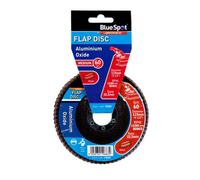 BlueSpot Tools Blue Spot Tools - 115mm (4.5") 60 Grit Aluminium Oxide Flap Disc (Header Card)