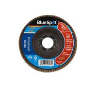 BlueSpot Tools Blue Spot Tools - 115mm (4.5") 60 Grit Zirconium Oxide Flap Disc
