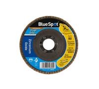 BlueSpot Tools Blue Spot Tools - 115mm (4.5") 80 Grit Zirconium Oxide Flap Disc