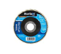 BlueSpot Air Angle Grinder Blades 115mm (4.5") Felt Flap Wheel