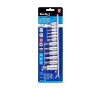 BlueSpot Tools Blue Spot Tools - 12 Pce Torx Bit Socket Set, 1/4 & 3/8 & 1/2 Drive, T10-T60