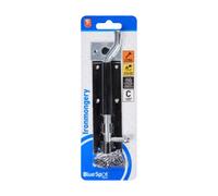 BlueSpot Tools Blue Spot Tools - 150mm Black Powder Coated Tower Bolt