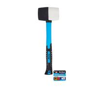 BlueSpot Tools Blue Spot Tools - 16Oz (450G) Fibreglass Rubber Mallet - Black & White Heads