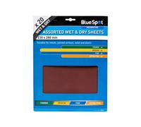 BlueSpot Tools Blue Spot Tools - 20 Pce Assorted Wet And Dry Sandpaper Sheets