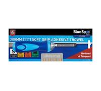 BlueSpot Tools Blue Spot Tools - 280mm Soft Grip Adhesive Trowel (10X10mm Teeth)