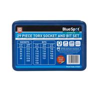 BlueSpot Tools Blue Spot Tools - 29 Pce Torx Socket & Bit Set
