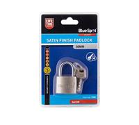 BlueSpot Tools Blue Spot Tools - 30mm Satin Finish Padlock
