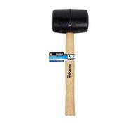 BlueSpot Tools Blue Spot Tools 32Oz Black Rubber Mallet With Wooden Handle
