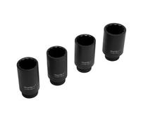 BlueSpot Tools Blue Spot Tools - 4 Piece 1/2 Inch Metric Impact Socket Set (30-36mm)
