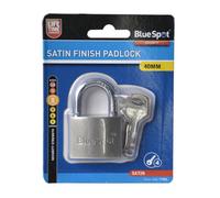 BlueSpot Tools Blue Spot Tools - 40mm Satin Finish Padlock