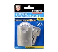 BlueSpot Tools Blue Spot Tools - 40mm Shrouded Satin Finish Padlock