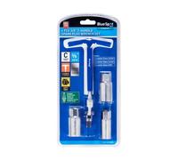 BlueSpot Tools Blue Spot Tools 4Pce 3/8Inch T-Handle Spark Plug Wrench Set