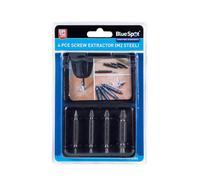 BlueSpot Tools Blue Spot Tools - 4Pce Screw Extractor (M2 Steel)
