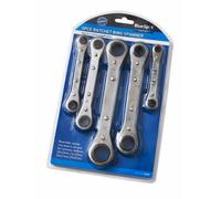 BlueSpot Tools Blue Spot Tools - 5 Pce Metric Ratchet Ring Spanner Set (6-21mm)