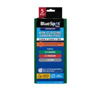 BlueSpot Tools Blue Spot Tools - 5-Piece Non-Clogging Sanding Pads 120X235mm