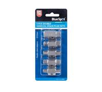 Bluespot 07957 5pce Double Sided Oil Drain Plug Keys