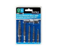 BlueSpot Tools Blue Spot Tools - 6-Piece Broken Bolt & Screw Extractor Set