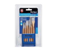 BlueSpot Tools Blue Spot Tools - 6 Piece Punch & Chisel Set, Chrome Vanadium