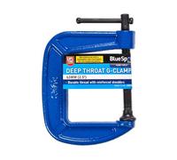 BlueSpot Tools Blue Spot Tools 63mm (2.5 Inch) Deep Throat G-Clamp