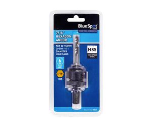 BlueSpot Tools Blue Spot Tools - 7/16 Hex Arbor For 32-152mm Hole Saws