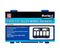 BlueSpot Tools Blue Spot Tools - 7 Pce 1/2" Alloy Wheel Sockets (17-27mm)