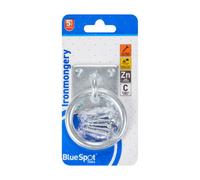 BlueSpot Tools Blue Spot Tools - Ring On Plate 50mm X 50mm, Zinc Plated