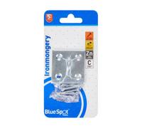BlueSpot Tools Blue Spot Tools - Staple On Plate, Zinc Plated, 50mm X 50mm