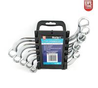 BlueSpot Tools Bluespot 04104 5Pc S-Type Spanner Set 10-19mm Chrome Vandium Steel Mechanics