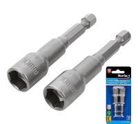 BlueSpot Tools Bluespot 10mm Torque Magnetic Power Nut Bolts Hex Head Setter 1/4" 2Pc