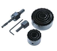 BlueSpot Tools Bluespot 11 Piece Multi Holesaw Set For Wood And Metal Cutting