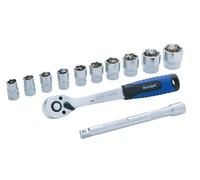 BlueSpot Tools Bluespot 12-Piece Metric Socket Set With 3/8-Inch Drive For Precision Work