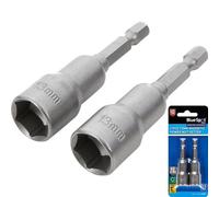 BlueSpot Tools Bluespot 13mm Torque Magnetic Power Nut Bolts Hex Head Setter 1/4" 2Pc