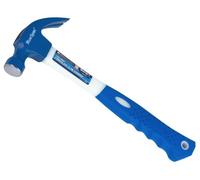 BlueSpot Tools Bluespot 16Oz Claw Hammer Fibreglass Rubber Grip Handel Hardened Steel Head