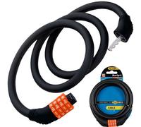 BlueSpot Tools Bluespot 4 Digit Bicycle Cycle Combination Security Spiral Steel Cable Lock