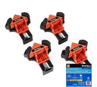 BlueSpot Tools Bluespot 4Pc 90 Degree Right Angle Corner Clamp Diy Welding Woodworking Frames