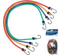 BlueSpot Tools Bluespot 4Pc Elastic Stretch Bungee Cords Hooks Cables Tie Down Straps Rope