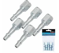 BlueSpot Tools Bluespot 5Pc Air Line Fittings Hose Compressor Bayonet Connector 1/4" Bsp Female