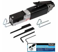 BlueSpot Tools Bluespot Air Body Saw Reciprocating Pneumatic Metal Cut Off Tool With 2 Blades